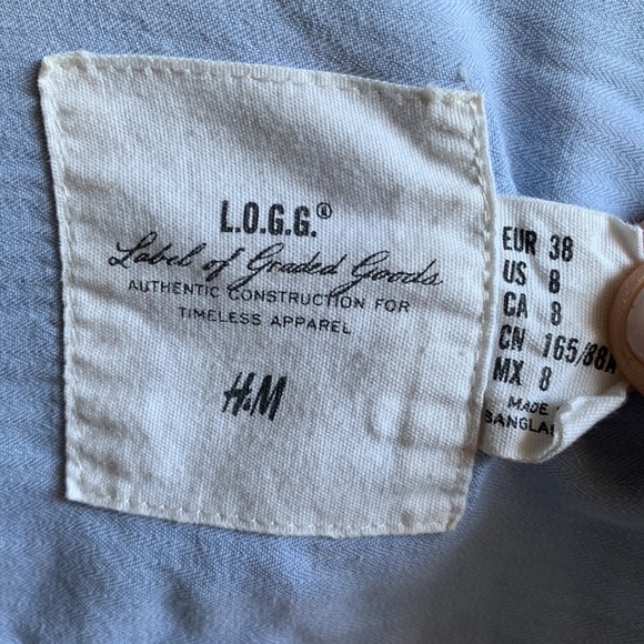 Women H&M Flannel Button up - Picture 5 of 5